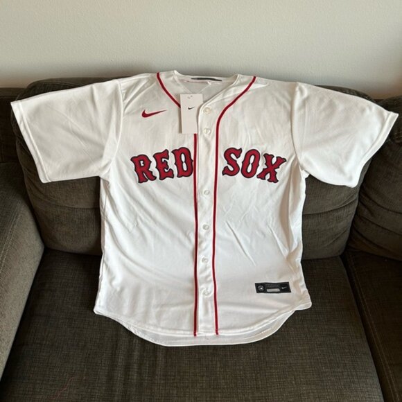 Nike Authentic Boston Red Sox Walker Buehler #0 MLB White Jersey Men’s Size: M - Picture 1 of 7